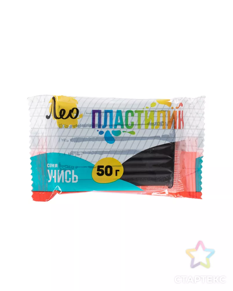 "Лео" "Учись" Пластилин классический, группа 1 LNMC-50 50 г ( в пакете ) 10 шт 1 цв. арт. ГММ-118546-5-ГММ125151404884 - рис. 4