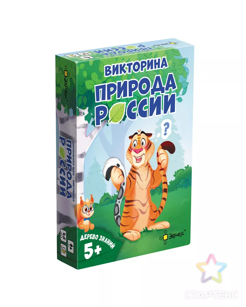 Игра настольная "Эврикус" "Дерево знаний: Природа России" BG-17106 арт. ГММ-119044-1-ГММ144212812264 - рис. 1