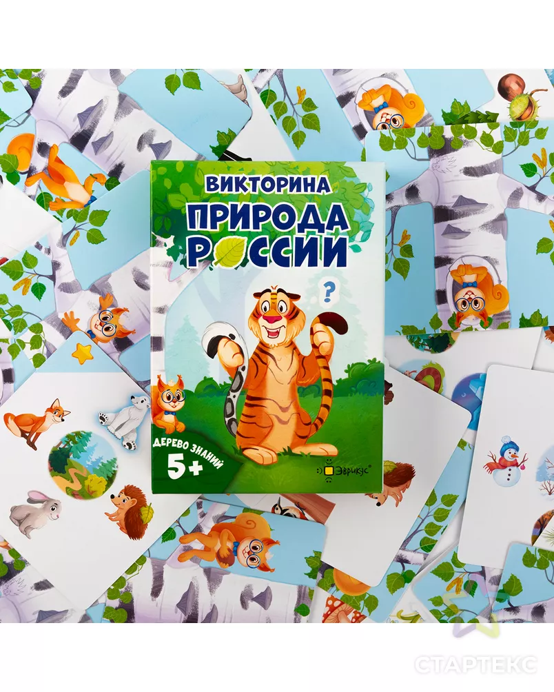 Игра настольная "Эврикус" "Дерево знаний: Природа России" BG-17106 арт. ГММ-119044-1-ГММ144212812264 - рис. 8