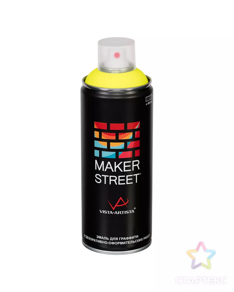 "MAKERSTREET" Эмаль для граффити и декоративно-оформительских работ флуоресцентная MS400 400 мл MS400 400 мл арт. ГММ-119676-4-ГММ149725293644 - рис. 4