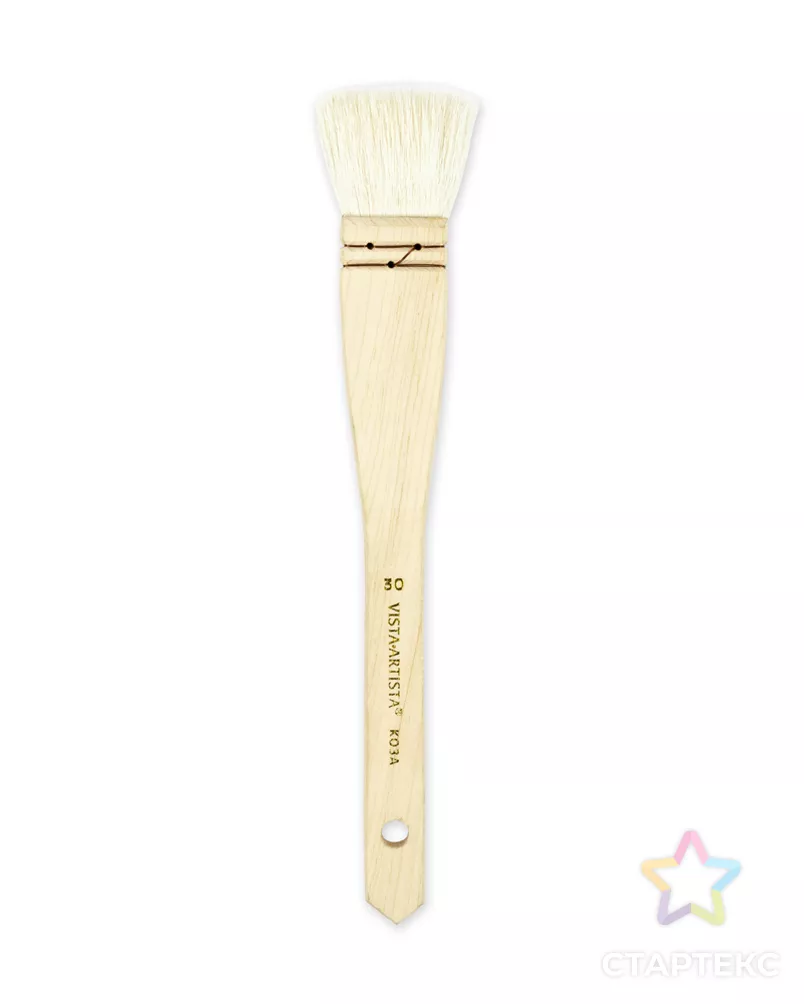 Кисть коза "VISTA-ARTISTA" Hake 8320F-30 флейц короткая ручка арт. ГММ-108591-1-ГММ067592790794 - рис. 4