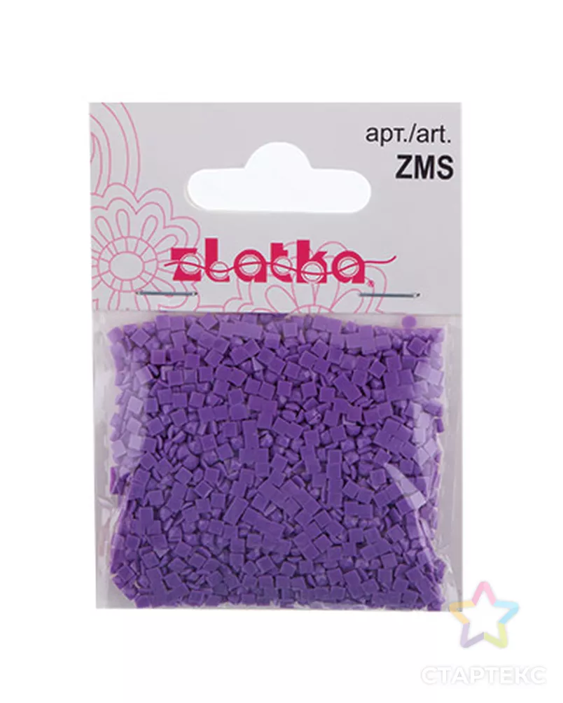 Стразы неклеевые "Zlatka" ZMS цветные 2.3 х 2.3 мм акрил 10 х 10 г в пакете с картонным еврослотом арт. ГММ-4708-3-ГММ0043771 - рис. 2