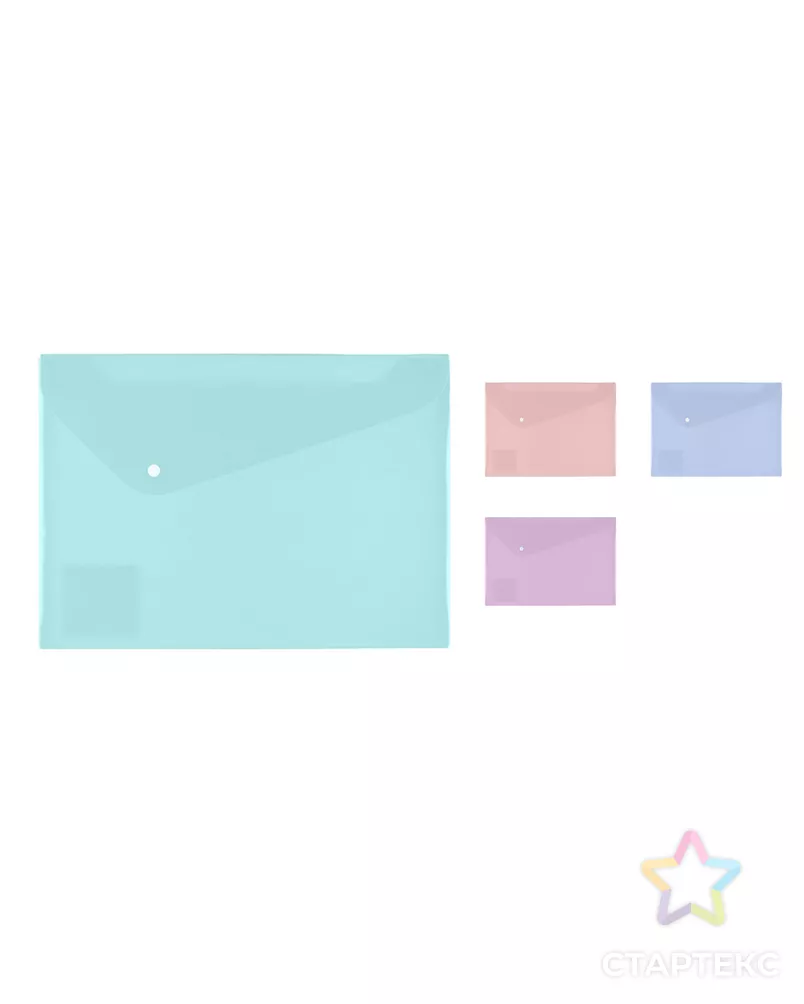 "Expert Complete" Trend А4 "Pastel" Папка-конверт с кнопкой 180 мкр. диаг. 20 шт. арт. ГММ-105054-4-ГММ071844300154 - рис. 5