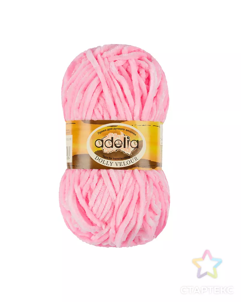 Пряжа ADELIA "DOLLY VELOUR" 100% микрополиэстер 5 х 100 г 93 м ± 6 м арт. ГММ-105005-3-ГММ071538156034 - рис. 4