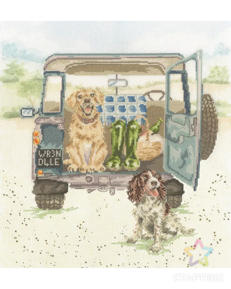 Набор для вышивания "Paws For A Picnic" арт. ГЕЛ-35112-1-ГЕЛ0191889 - рис. 1