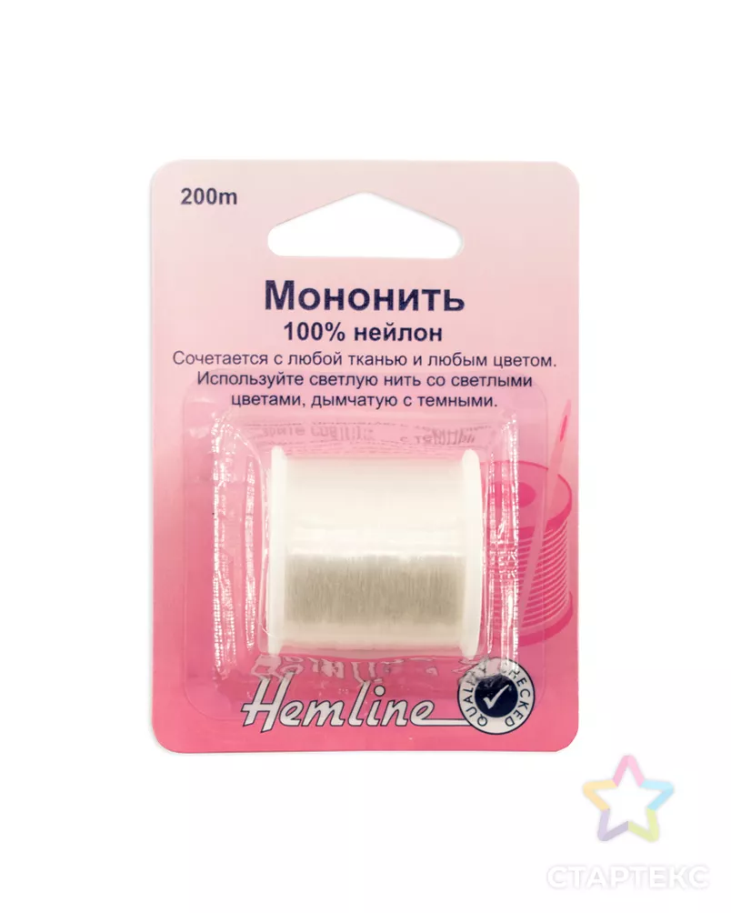 Мононить д.0,12мм 200м (прозрачный) арт. ГЕЛ-4128-1-ГЕЛ0032725 - рис. 4