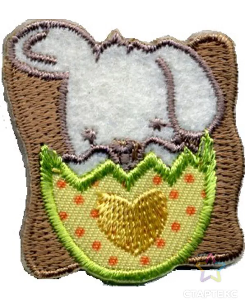 Термоаппликация HKM "Заяц и яйцо" арт. ГЕЛ-5508-1-ГЕЛ0072115 - рис. 4