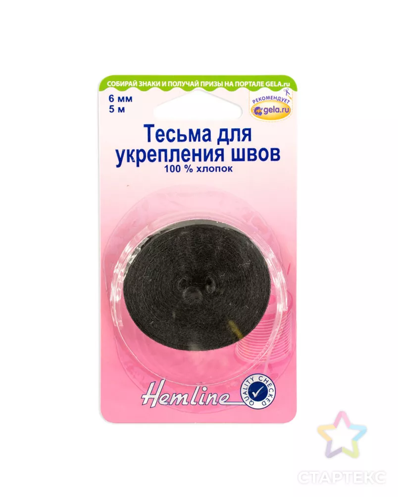 Тесьма для укрепления швов 5*5м арт. ГЕЛ-8416-1-ГЕЛ0014389 - рис. 4